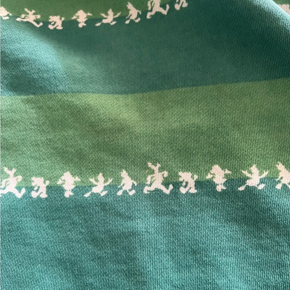 Disney World Mickey and Friends Pullover Sweatshirt Women's Small Striped Green - Picture 7 of 7